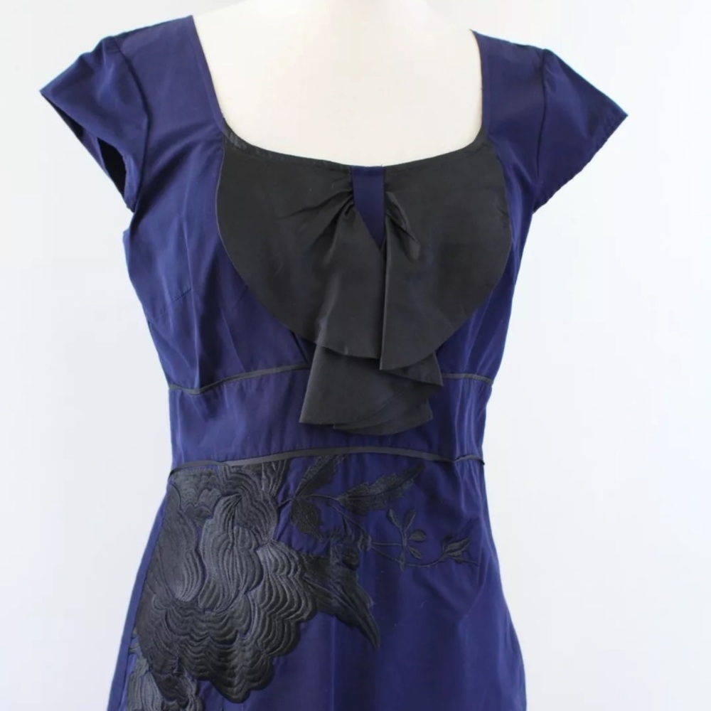 Floreat Sunless Skies Floral Embroidered Dress - Picture 3 of 10